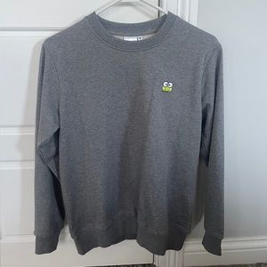 Medium Sanrio Grey Keroppi Crewneck